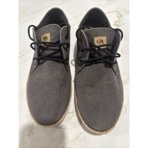 Patara Nomad Minimalist Canvas Travel Shoes Mens 8 Charcoal Eco Casual Comfort